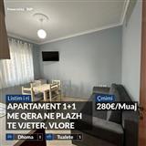 JEPET ME QERA APARTAMENT 1+1 NE PLAZH TE VJETER, VLORE