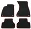 Set tappetini in velluto Premium per Audi A4 B9 8W 2015- ner