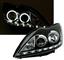 Set di fari CCFL Angel Eyes per Ford Focus MK2 Facelift in n