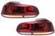 Fanali Posteriori Full LED Per VW Golf 6 VI 08-13 Cherry Red