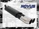 Scarico sportivo NOVUS gruppo N ESD 2x 90mm aspetto racing p