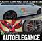 AUDI SET 4x COVER COPRI PINZE FRENI ROSSO ANTERIORI & POSTER