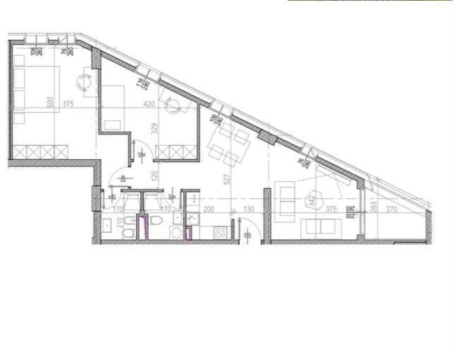 SHITET APARTAMENT 2+1 RIVER SIDE RESIDENCE 186.400 EURO