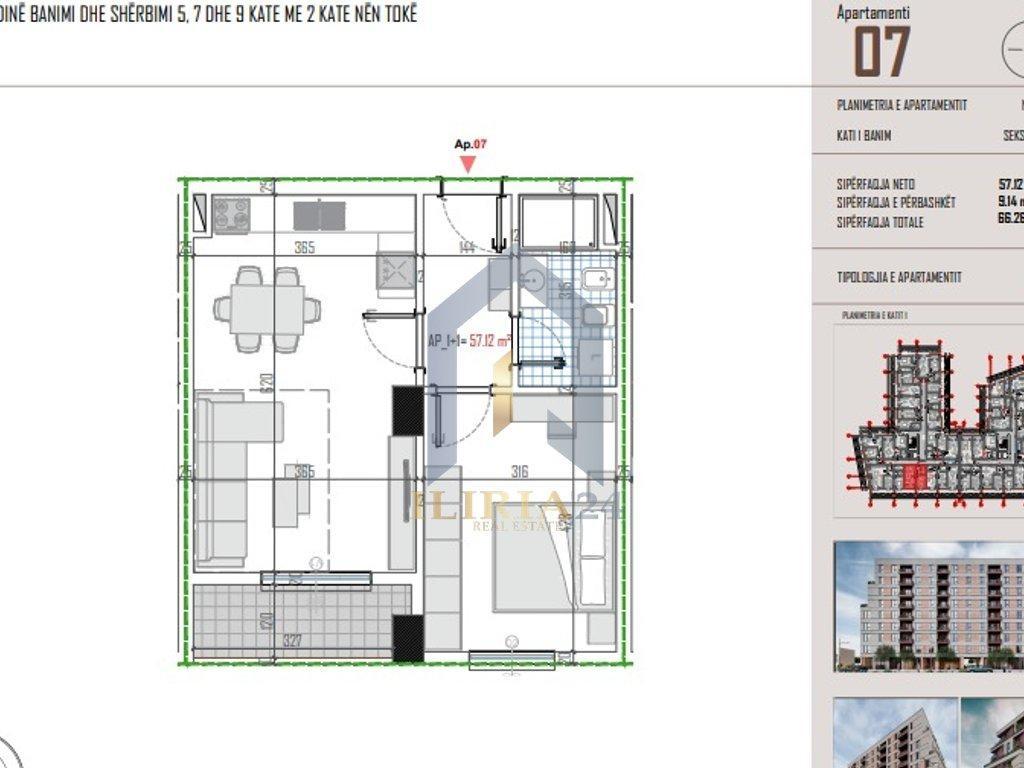Apartament-1+1-per-shitje-ne--COZY-CORNER-RESIDENCE--BATHORE