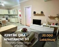 🔥 Jepet me Qira Apartament 1+1 në “Dërgut ", Shkodër! 🔥