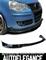 Splitter Anteriore Nero Lucido adatto per VW Polo 9N3 05-09 