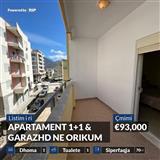 APARTAMENT 1+1 & GARAZHD NE ORIKUM, VLORE