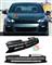 GRIGLIA ANTERIORE NERO LUCIDO PER VW GOLF 6 2008-2012 - SENZ