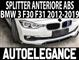 SPLITTER SOTTO PARAURTI ANTERIORE BMW 3 F30 F31 ABS SPORTIVO