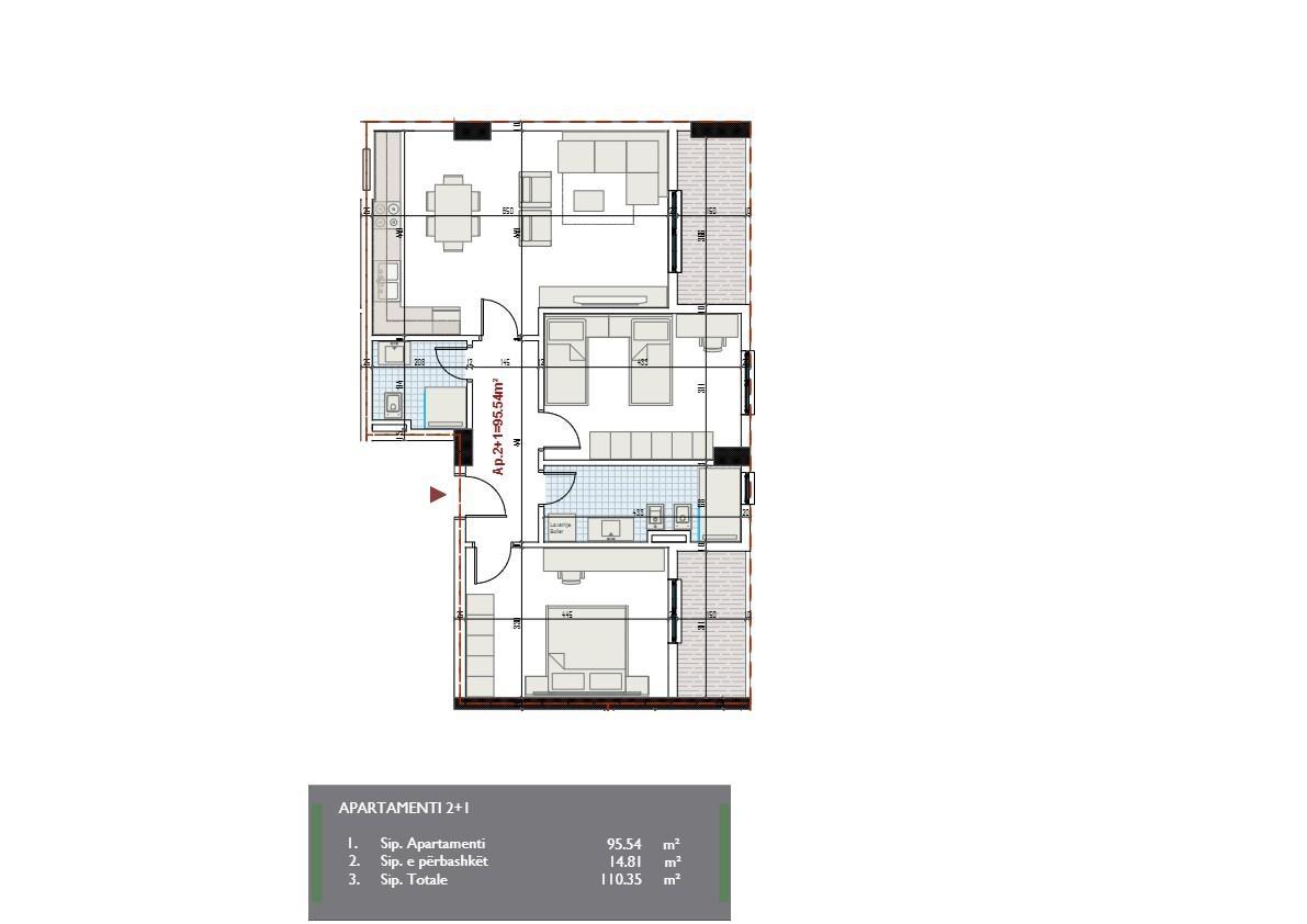 Shitet-apartament-2+1+2-ne-Rezidencen-Ringside--prane-Buleva