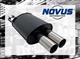 Scarico sportivo NOVUS gruppo N ESD 2x 76mm RL design per 5e