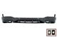 Diffusore per Mercedes GLC X253 SUV 15-19 Night Package punt