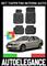 BMW SERIE 3 E90 E91 E92 E93 SET TAPPETINI INTERNI AUTO GOMMA