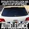 SPOILER POSTERIORE TETTO AUDI A3 8P 05-12 SPORTBACK LOOK RS3