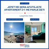 JEPET ME QERA AFATGJATE APARTAMENT 2+1 ME PAMJE BALLORE DETI