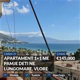 SHITET APARTAMENT 1+1 ME PAMJE DETI NE LUNGOMARE, VLORE