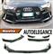 AUDI A6 4G C7 2011-2018 SPLITTER PARAURTI ANTERIORE NERO LUC