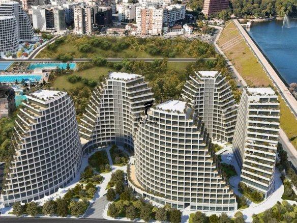SHITET APARTAMENT 2+1+2 LAKE VIEW 750.000 EURO FH-64462