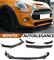 MINI F55 F56 F57 SPLITTER PARAURTI ANTERIORE NERO LUCIDO LOO