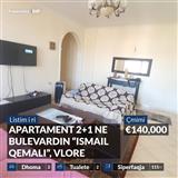 SHITET APARTAMENT 2+1 NE BULEVARDIN “ISMAIL QEMALI”, VLORE