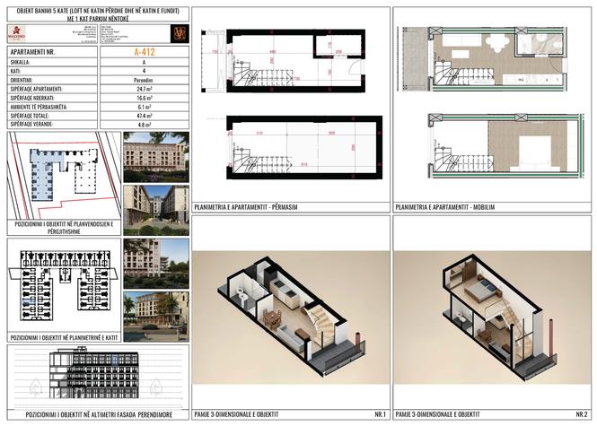 MIDDAL RESIDENCE, REZERVO TANI, PROJEKT I RI NË MALI I ROBIT