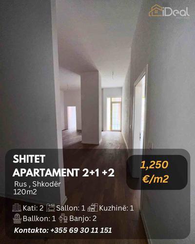&#55357&#56613 Shitet Apartament 2+1+2 “Rus , Shkodër”!&#55357&#56613