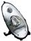 Faro destro per Nissan Micra K12 1/03-10/07 H4 alogeno croma