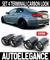 BMW SERIE 3 E90 E91 E92 E93 4x TERMINALI DI SCARICO ACCIAIO 