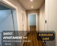 🔥 Shitet Apartament 1+1 “Mahalla e Cakajve , Shkodër! 🔥