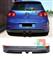 DIFFUSORE POSTERIORE PER VW GOLF 5 2003-2008 LOOK R32 DOPPIA