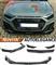 AUDI A1 GB 2018+ SPLITTER PARAURTI ANTERIORE NERO LUCIDO LOO