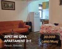 🔥 Jepet me Qira Apartament 2+1 në “Perash ", Shkodër! 🔥