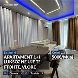 JEPET ME QERA APARTAMENT LUKSOZ 1+1 NE UJE TE FTOHTE, VLORE