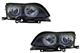 Fari LED Angel Eyes per BMW Serie 3 E46 09.2001-03.2005 look