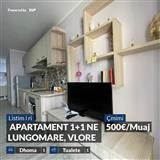 JEPET ME QERA AFATGJATE APARTAMENT 1+1 NE LUNGOMARE, VLORE