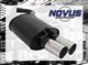Scarico sportivo NOVUS gruppo N ESD 2x 76mm RL design per BM