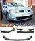 RENAULT MEGANE MK2 MK3 SPLITTER PARAURTI ANTERIORE NERO LUCI