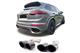 Scarico per Porsche Cayenne 92A Facelift 14-17 GTSLook nero 