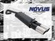 Scarico sportivo NOVUS gruppo N ESD 2x 90mm SR design per VW