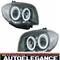 fari angel eyes adatti per bmw serie 1 e81 e82 e87 e88 (2004