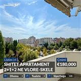 SHITET APARTAMENT 2+1+2 NE BULEVARDIN VLORE-SKELE