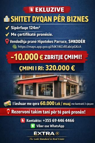 Shitet dyqan ne Parruce Shkoder