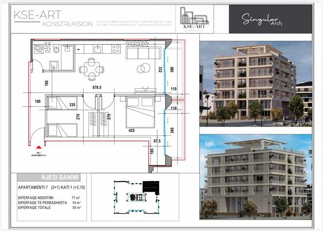 Shitet apartament