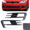 Griglia telaio fendinebbia GTI look carbon look per VW Golf 