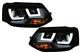 Fari LED DRL per VW Transporter T5 Multivan Facelift 10-15 U