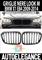 BMW X1 E84 2009-2014 GRIGLIE ANTERIORI LOOK M CALANDRA NERO 